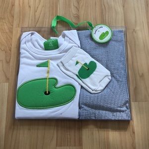 “Daddy’s Caddy” Mudpie golf 3 piece set.